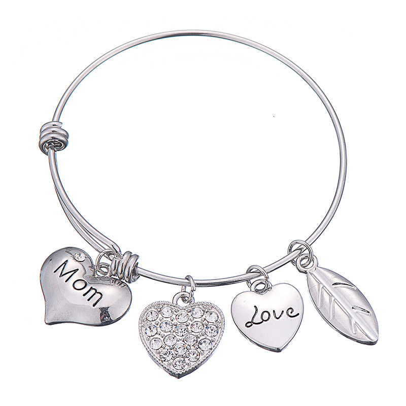 

Fund Family Family Affection Series Adjust Bracelet Mom Mom Love Lettering Bracelet