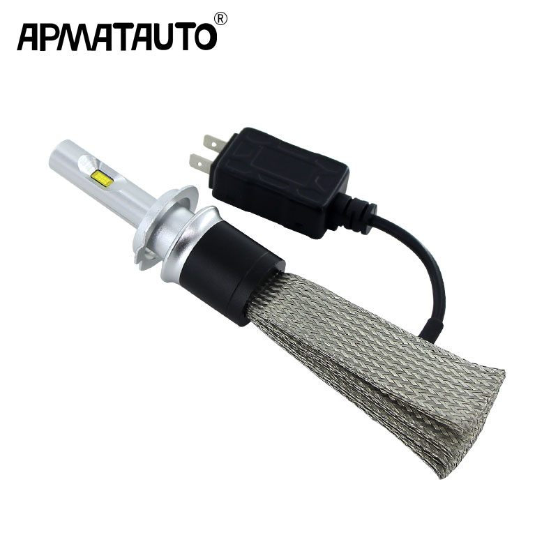 

2Pcs/set 12V Car Headlight H4 LED H7 H11 4 5 9005 9006 9012 90W 9600LM for Flip chip Auto Headlamp 6500K Led Light Plug&Play