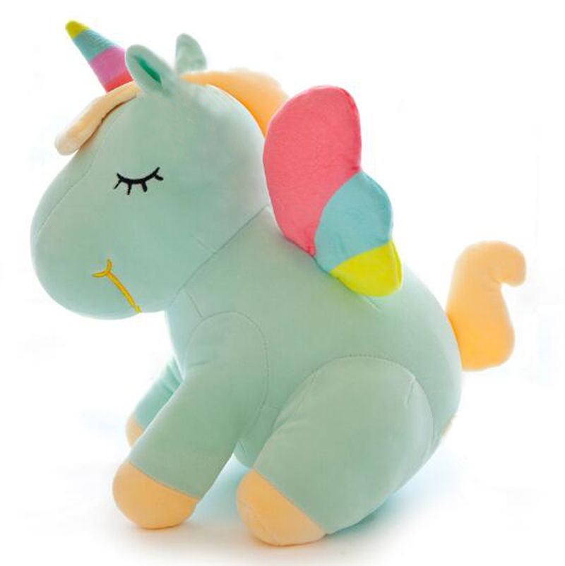2021 Rainbow Unicorn Stuffed Animal With Wings Super Soft Plush