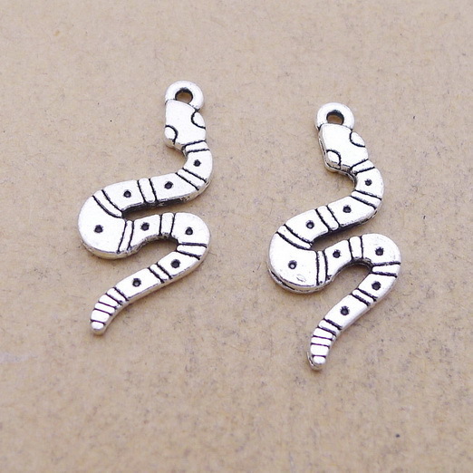 

A5897 Ancient Silver 200/ Package Combine Golden Snake Ornaments Parts Diy Ornaments Parts 1.1 G
