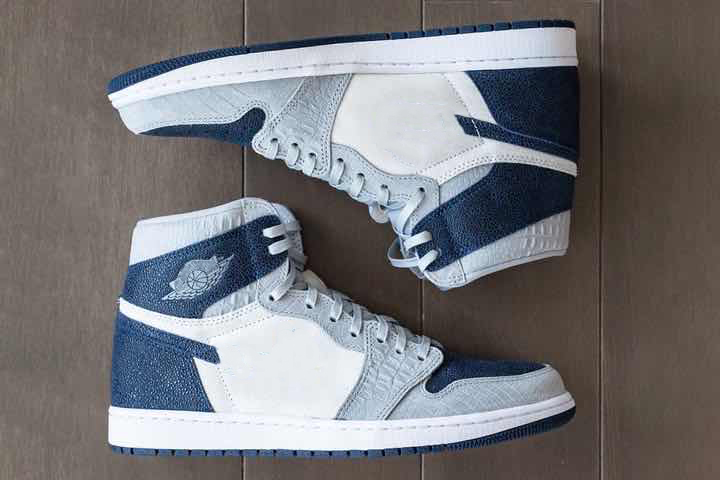 

1 1s PE Georgetown Hoyas Designer baskteball Shoes bule white Fashion Sport Zapatos 1s Sneakers with box, Customize