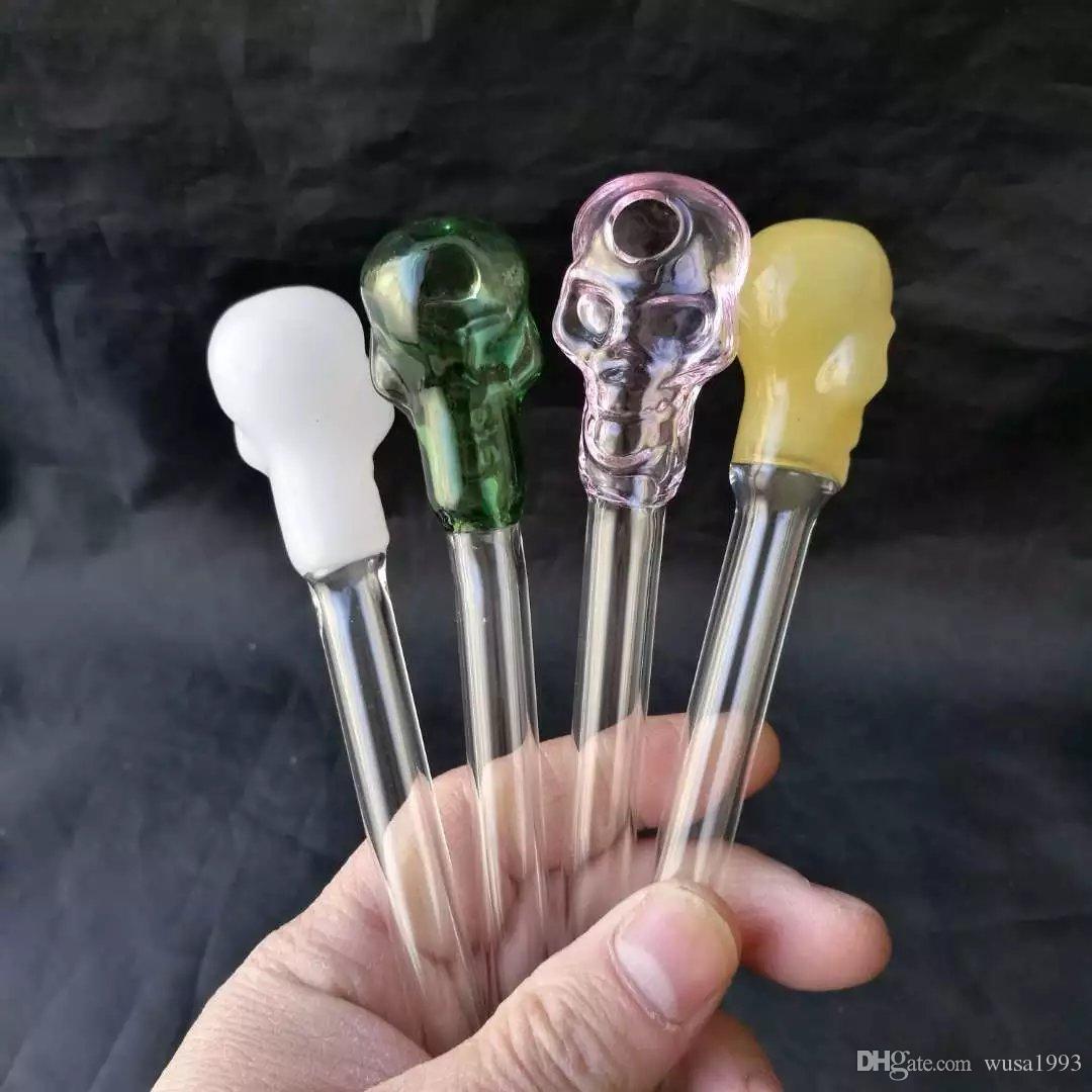 

The new skull bone pot Wholesale Glass bongs Oil Burner Glass Water Pipes Oil Rigs Smoking Free