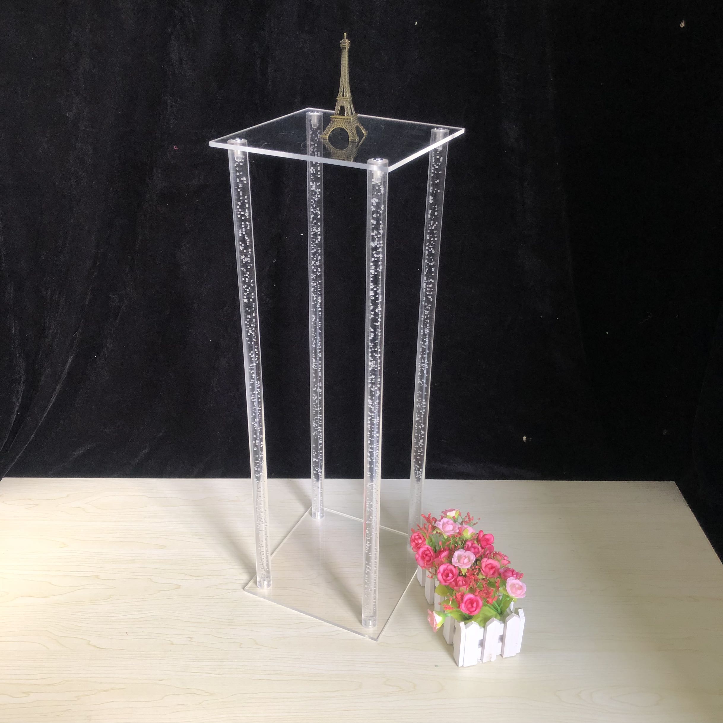 Flower Rack Luxury Acrylic Crystal Wedding Road Lead Wedding Centerpiece DIY Event Party Home Decoration-image-473149373