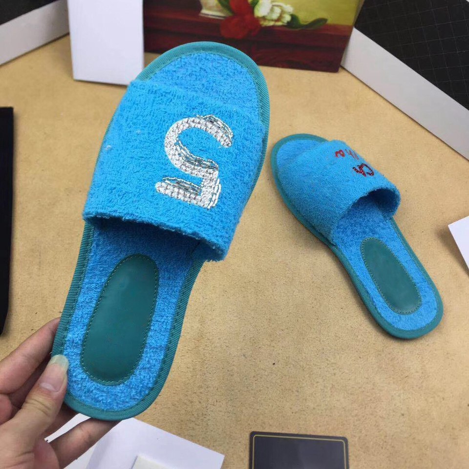 towelling slipper thongs