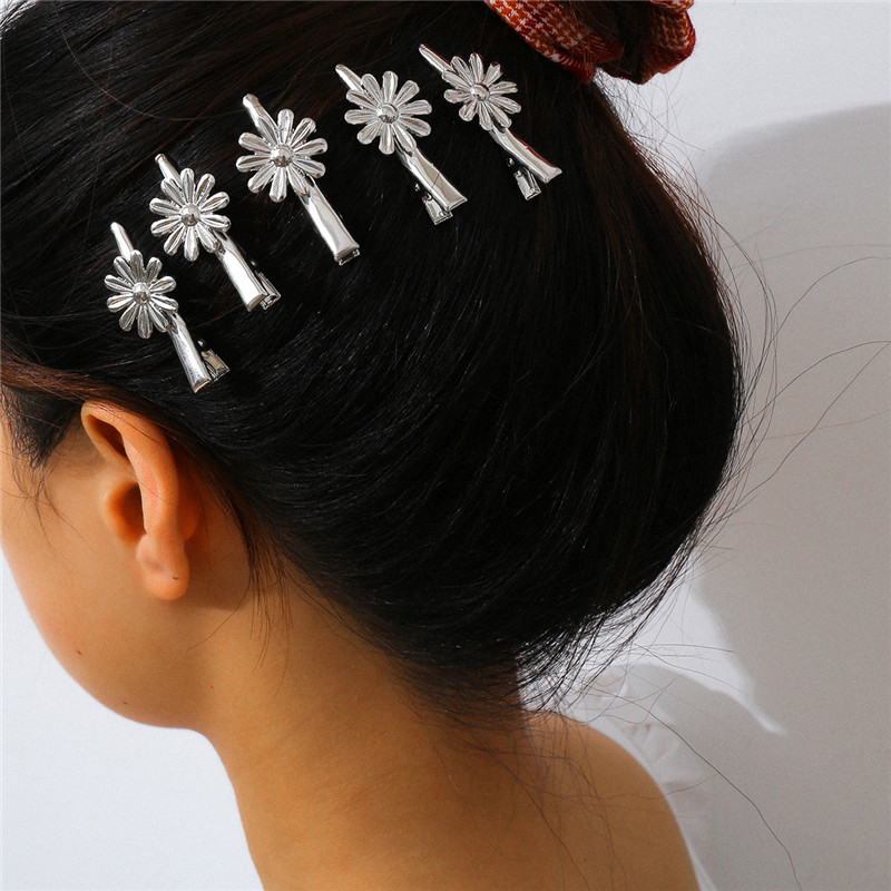mexican flower hair clips