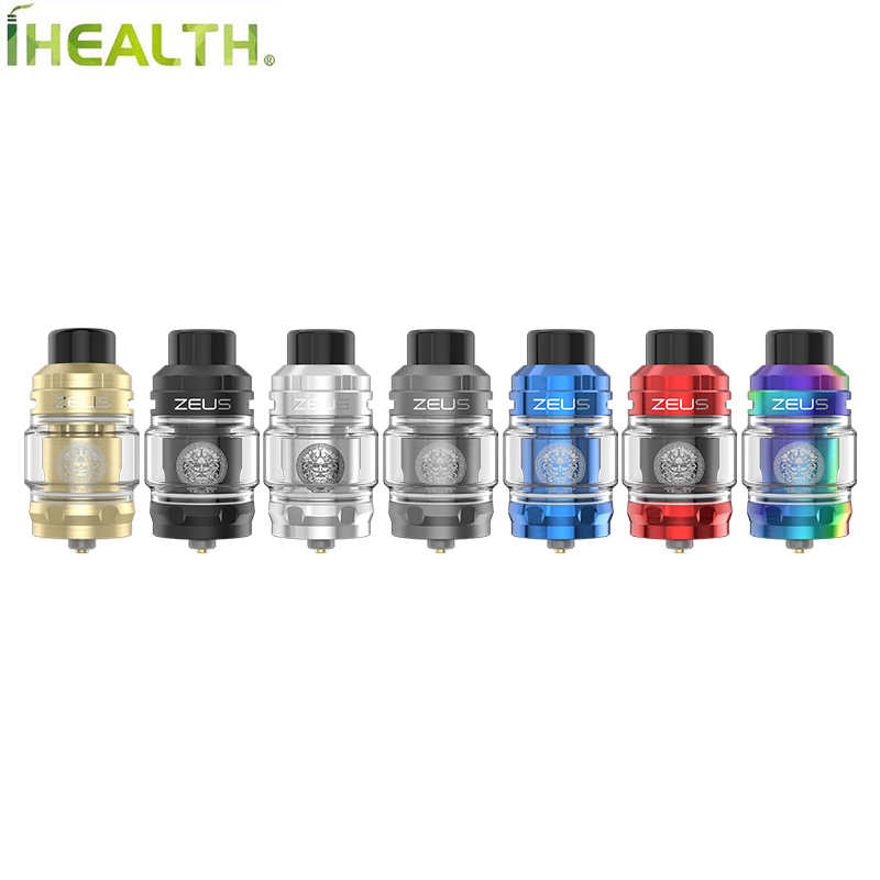 

100% Original Geekvape Zeus Subohm Tank 2ml/5ml Mesh Z1 Z2 Coils Direct Top Airflow & Top-to-Bottom Airflow with leak-proof function