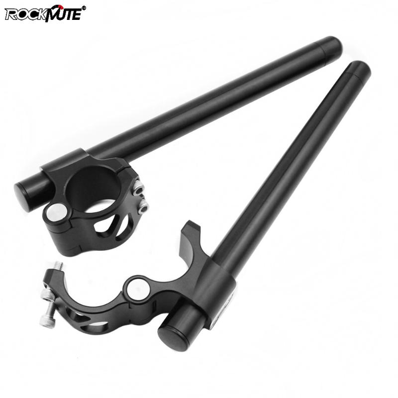 

Motorcycle 51mm Fork Tube Clip On Handlebar For Ninja ZX-6R ZX6R ZX636 2009-2016 Split Handle Bar 22mm