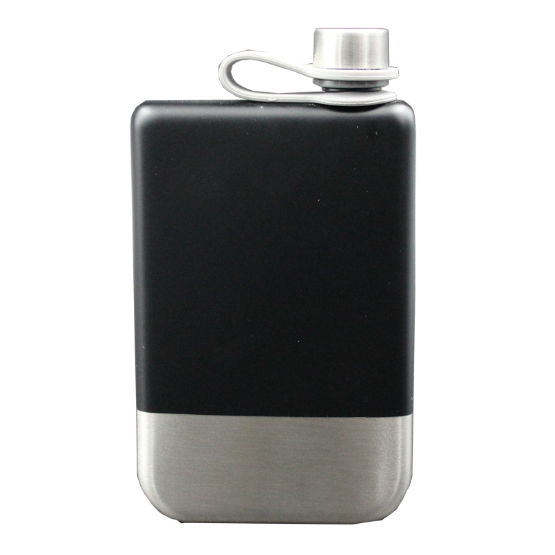 

9 Oz Stainless Steel 304 Hip Flask Whiskey Wine Bottle Alcohol Pocket Flagon For Gifts