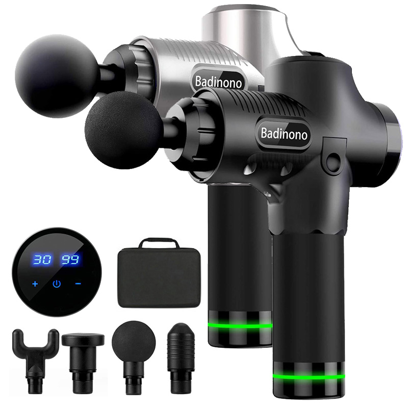 

Badinono Massage Gun Deep Muscle Body Fascial Massager Gun Tissue Percussion