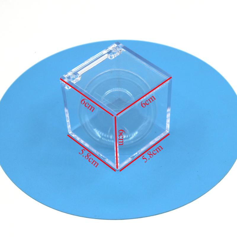 

Damepapil Clear Cube Box Packaging For 25mm Lashes 2020 New Design Empty Faux Mink 3D Full Strip Lash Boxes Packaging Bulk
