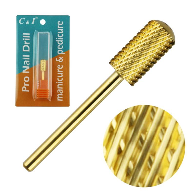 

Large Barrel Smooth Top Nail Drill, Bit for Electric Manicure Drill Machine, Quick Remove Acrylic Gels, Nail Gels & Colors