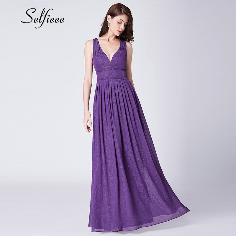 purple dress for ladies