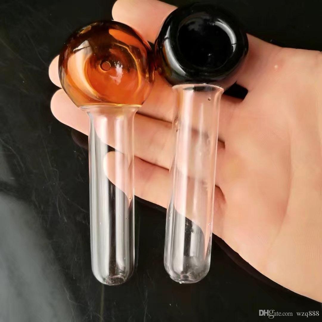 

Mixed color smoke pot Wholesale Glass Hookah, Glass Water Pipe Fittings, Free Shipping