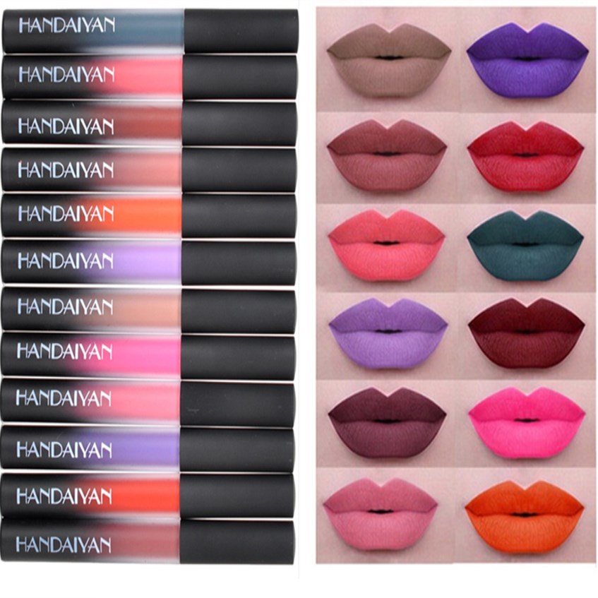 

Matte Liquid Lipstick Lip Gloss Lipgloss Cosmetics Beauty Makeup Mermaid Maquillage Make Up Colourpop Natural Moisturizer HANDAIYAN