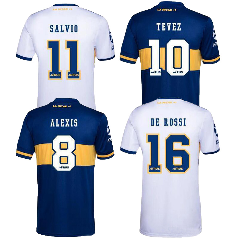 

2021 Boca soccer jersey home away 3rd 20 21 GAGO OSVALDO CARLITOS DE ROSSI PAVON kids men football shirt, Black;yellow