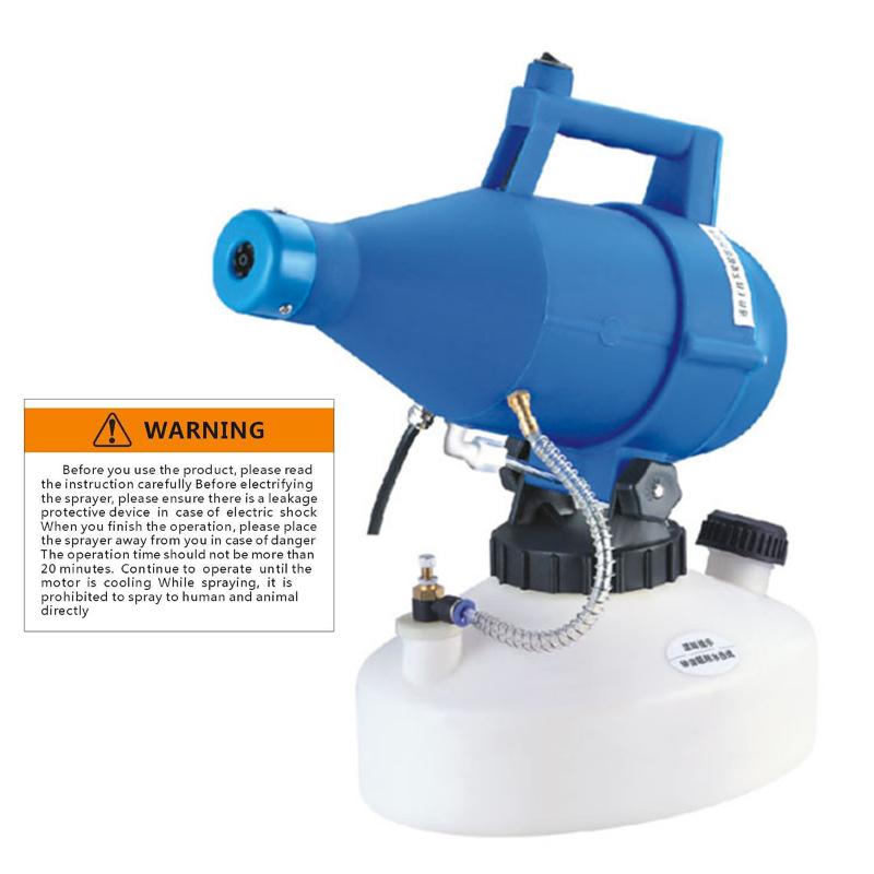 Electric ULV Fogger Portable Ultra-Low Volume Atomizer Sprayer Fine Mist Blower Pesticide Nebulizer 4.5L Nebulizer-image-536772254
