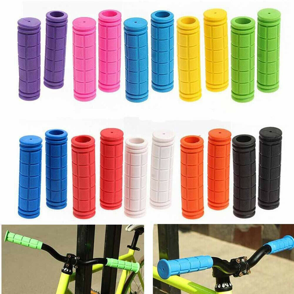 

Rubber Bike Handlebar Grips Cover BMX MTB Mountain Bicycle Handles Anti-skid Bicycles Bar Grips Fixed Gear Parts GH040
