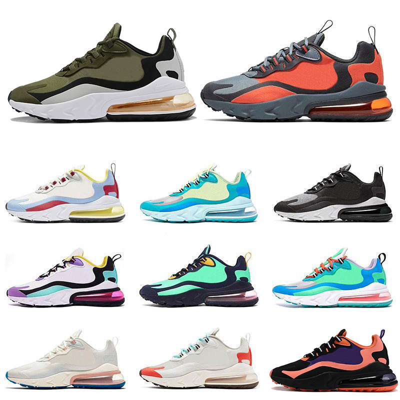 

2020 New arrival react Mens Womens running shoes BAUHAUS HYPER JADE Orange grey OPTICAL fashion mens trainer breathable sports sneaker 36-47, Box