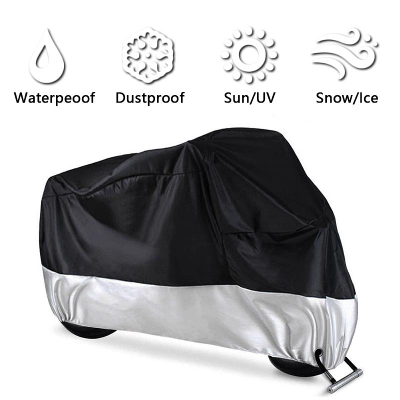 Motorcycle Waterproof Outdoor Vented Motor Bike Scooter Dust Rain Cover 3XL UK