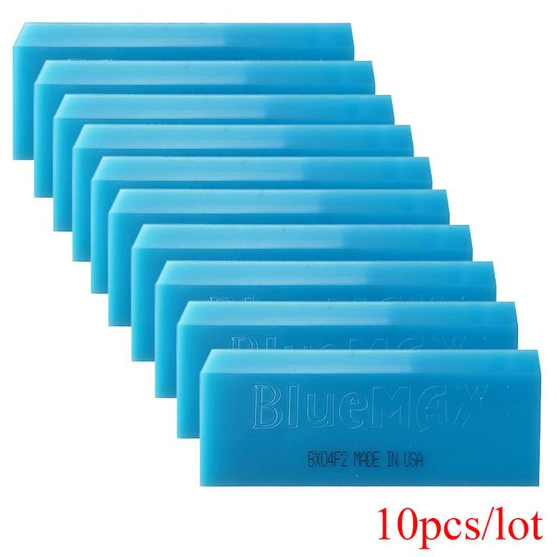 

10PCS BLUEMAX Rubber Strip Made In USA Window Clean Squeegee Blade Vinyl Car Wrap BLUEMAX Wiper Tint Tools Sticker Remover 10B02