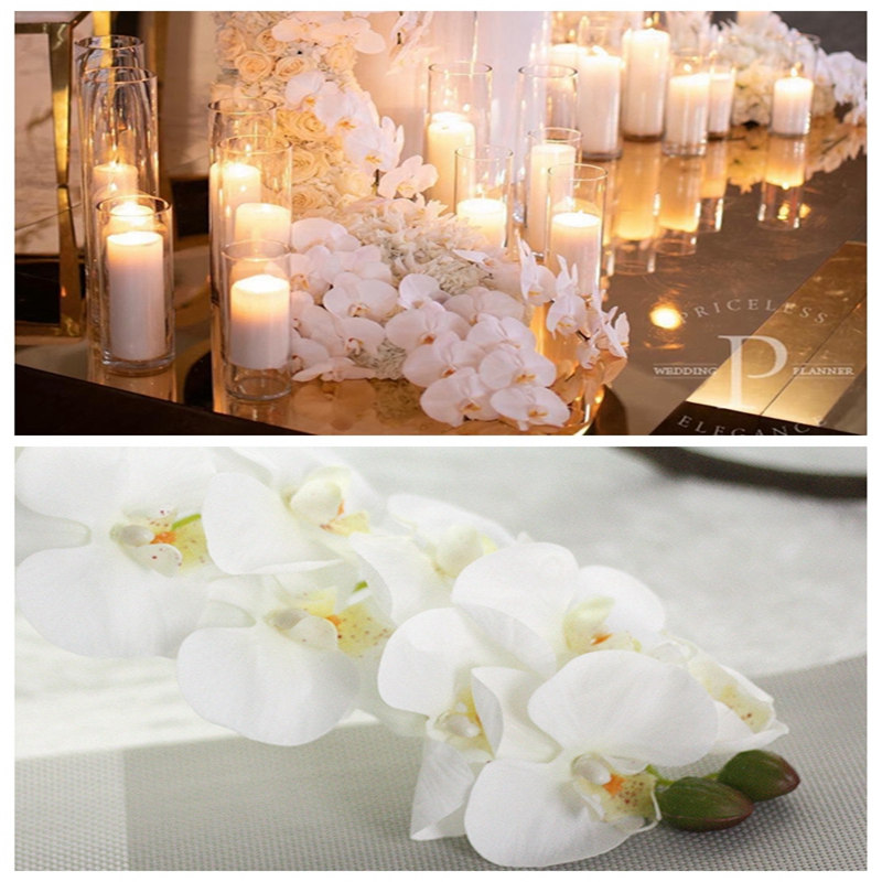 

Artificial Flower Silk Butterfly Orchid Flower Home Wedding Party Decorative Artificial Decoration Low Price Road flower