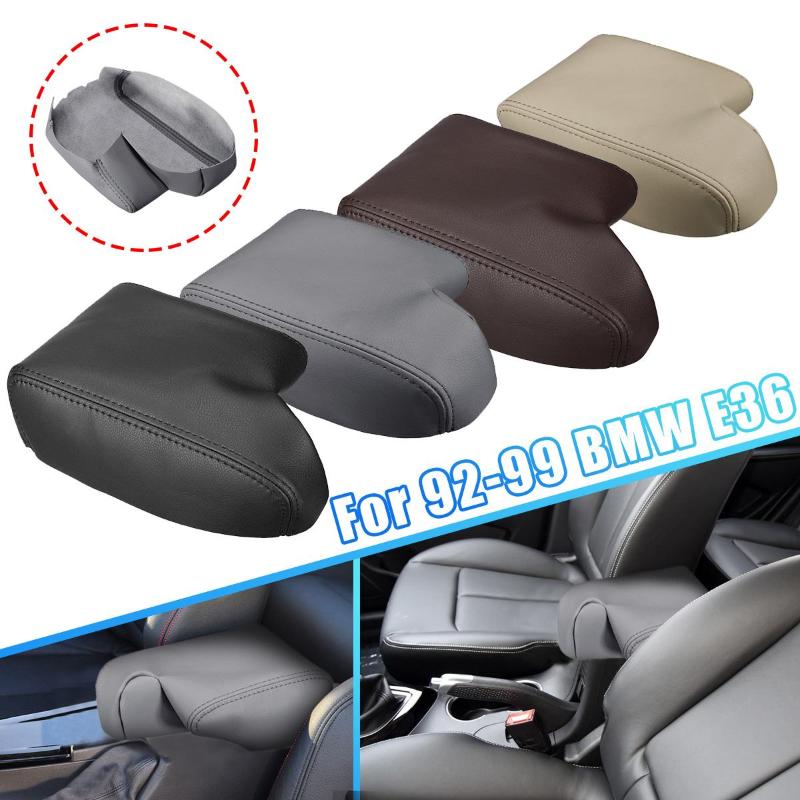 

Center Console Leather Armrest Lid Cover Microfiber Leather Seat Box For E36 318i 320i 323i 235i 1990 1992-1999 4 Color