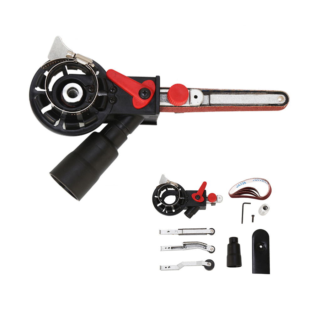 

Mini DIY Sander Sanding Belt Adapter Bandfile Belt Sander for 115mm 4.5" and 125mm 5" Electric Angle Grinder
