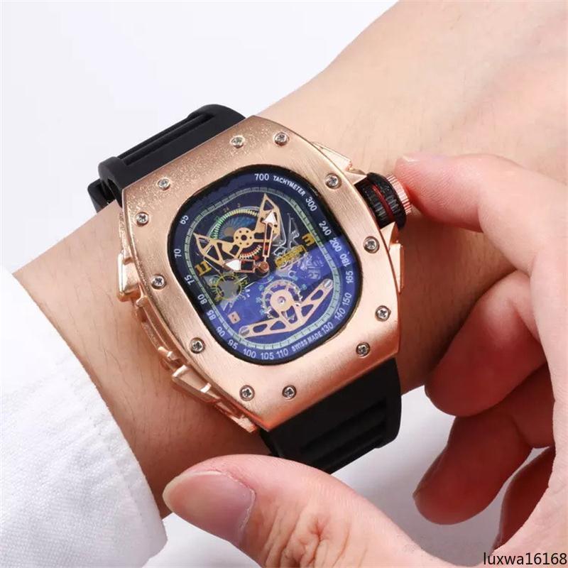 

Men;s Luxury quartz watches Skull watch silicone band Stainless steel watch for men Halloween Top Quality Casual Fashion Hollow watches, Silver