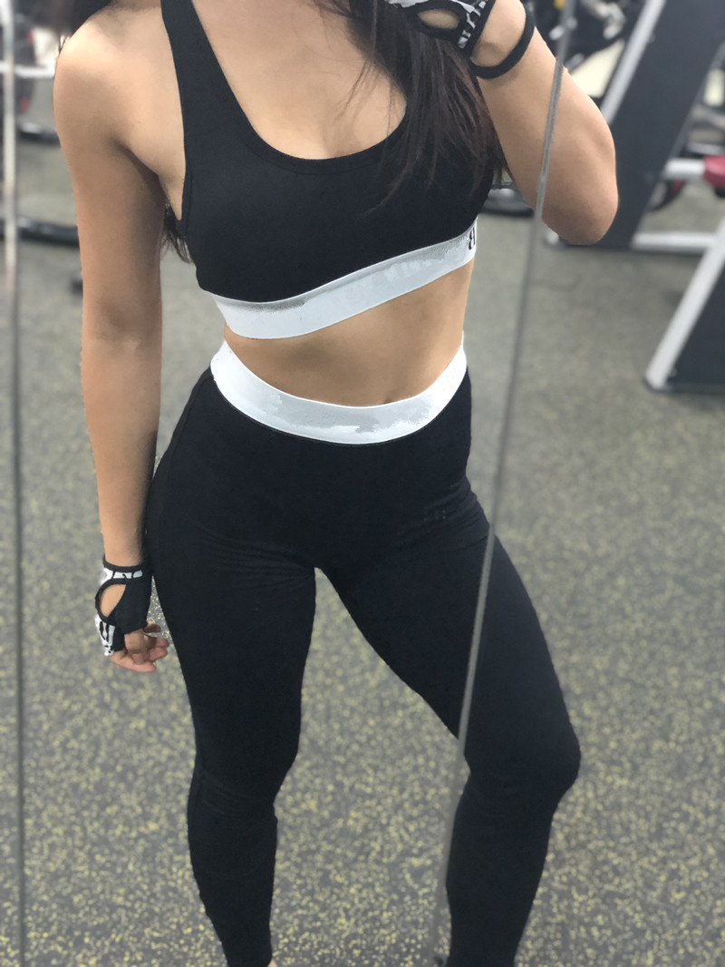 

In Stock Fashion GBCKT Womens Yoga Tracksuit Exercise Fitness Sportwear Girls Running Outfits Bra+Long Pant Slim Clothing, #a