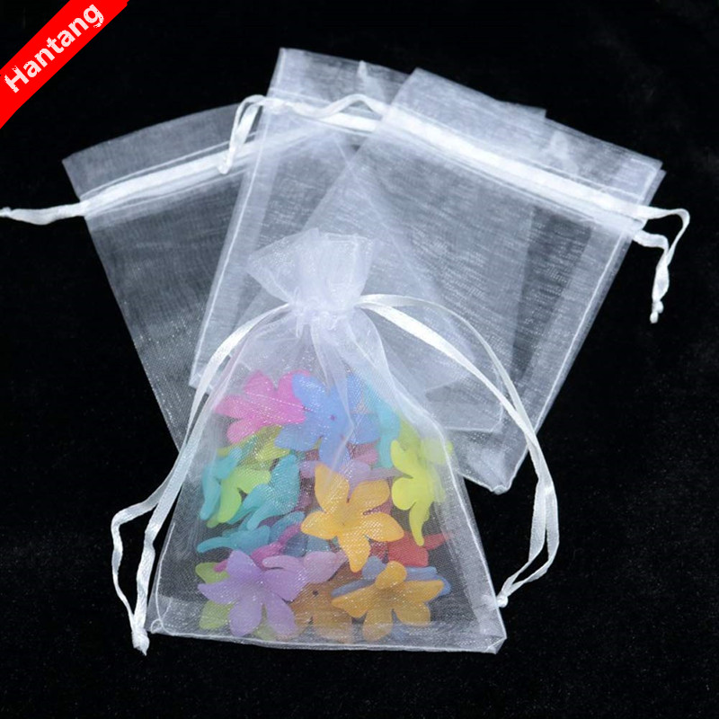 

50pcs Organza Gift Bags 7*9cm Wedding Gift Organza bag Jewelry Packaging Display & Jewelry Pouches 5Z