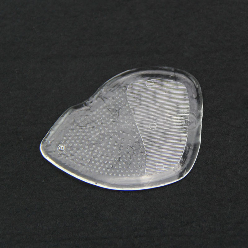 

1 Pair Silicone Elastic Insoles Cushion Protector Feet Palm Care Shoe Pad JS26