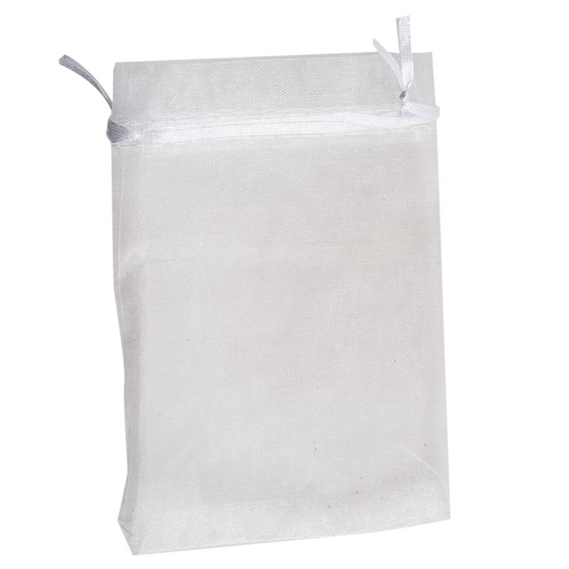 

Gift Wrap 100pcs Pouch Sachet Bag Organza White 15x10cm Wedding Party Dragee Bonbonniere Favor Jewelry