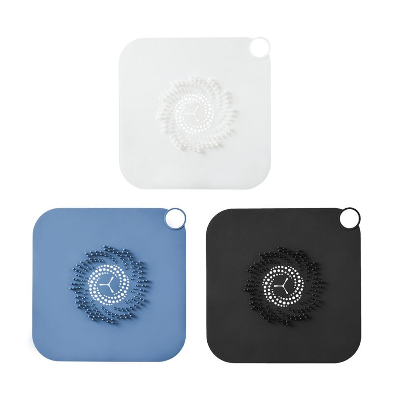 

Large Silicone Deodorant Floor Drain Piece Easy To Clean Anti-blocking Bathroom Sewer Translucent Floor Drain Pad