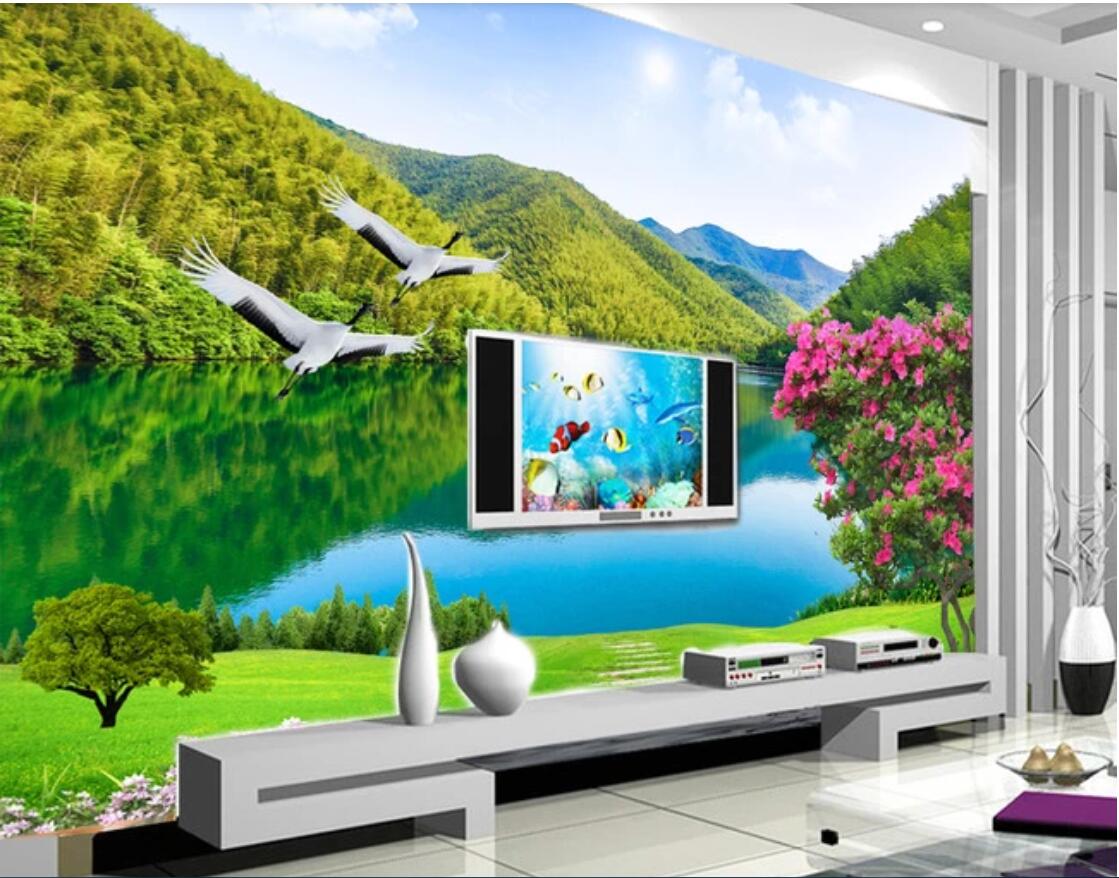 

3d room wallpaper custom photo non-woven mural Dahaoheshan 3D landscape background wall painting mural wallpaper for walls 3 d, Picture shows