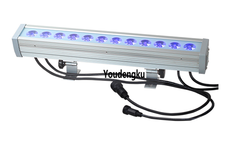 16 pieces Waterproof 12x3w rgb 3in1 36w dmx LED Beam Wall Washer outdoor Tri-color wall wash led light ip65-image-509370295