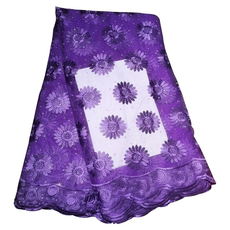 

African French Lace Tulle Fabric 2020 Garment Cloth for Wedding Party Dresses with Lots Of Beads High Quality