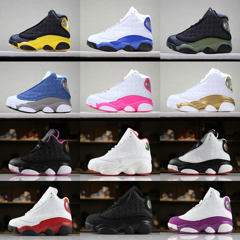 

Designer Baby 13 Kids Basketball Shoes Youth Children's Athletic 13s Sports Shoes for Boy Girls Shoes Free Shipping size:28-35, As photo