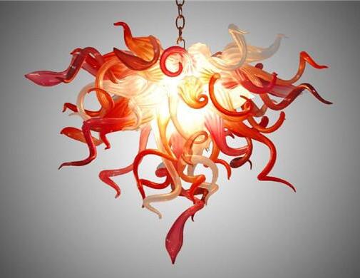 

Made in China Lamps Small Size Hand Blown Murano Glass Material Colored Custom Chandelier for Wedding Centerpieces Lighting
