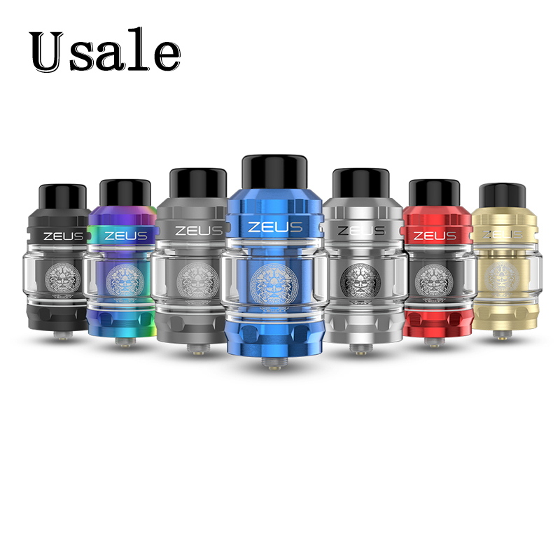 

Geekvape Zeus Sub ohm Tank 5ml Atomizer with Innovative Quick Change Prebuilt Coil System Mesh Z2 Coil 100% Original