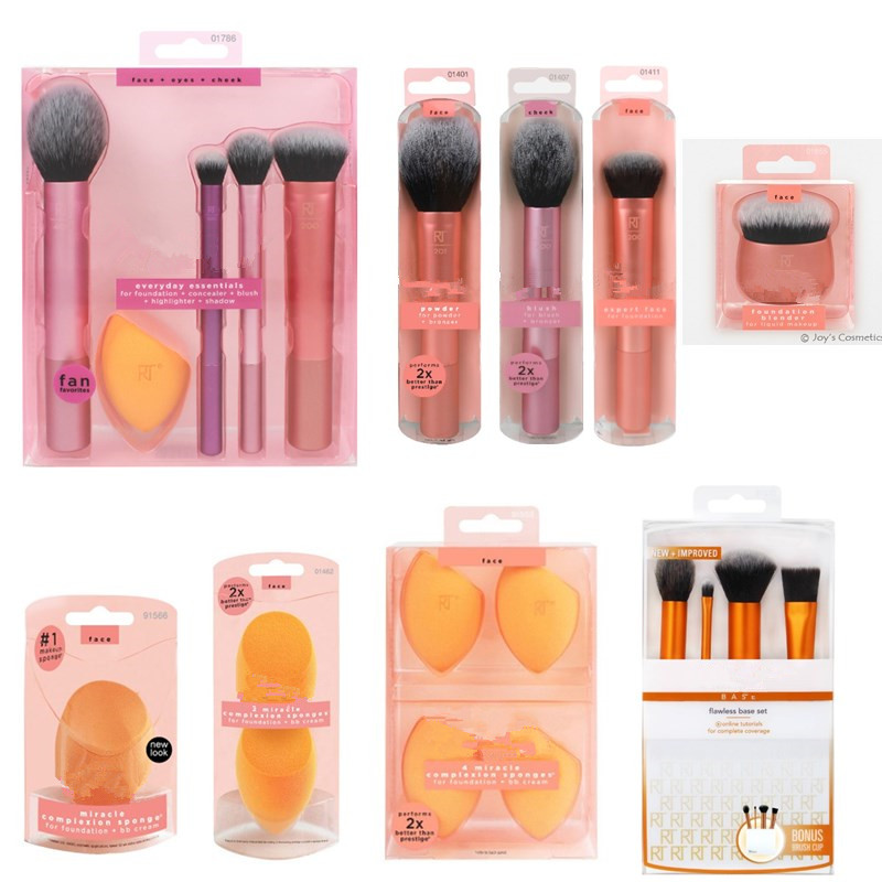 

Newest Real Makeup Brushes Starter Kit Sculpting Powder Sam's Picks Blush Foundation Flat Cream RT Brushes Set