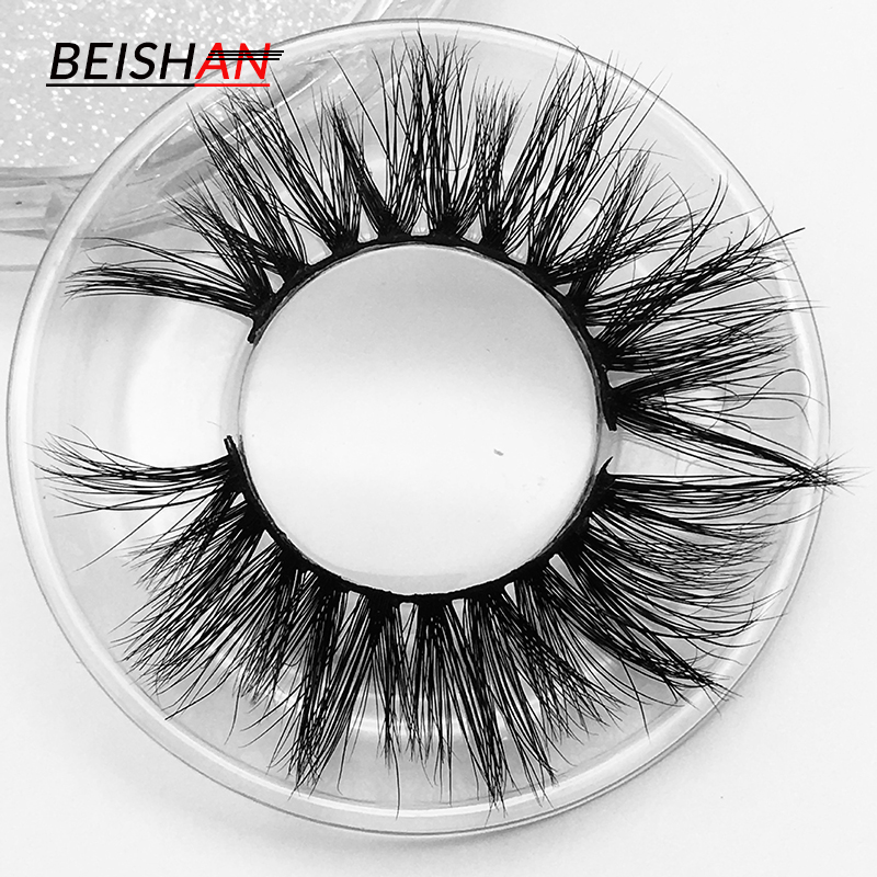 

Thick Messy Mink Eyelashes 100% Cruelty free Handmade 3D Mink Lashes Full Strip Lashes Soft False Eyelashes Customizable