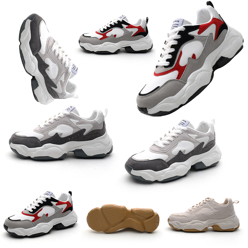 

athletic style women men fashion old dad shoes grey white red black breathable comfortable sport designer sneakers 39-44, A3