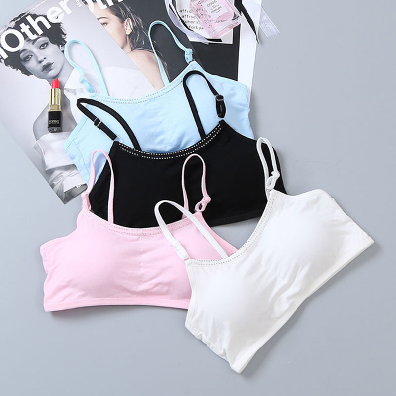 

training bras for girls teenage underwear kids bras young children girl student bra top thin underwear for child teens summer202