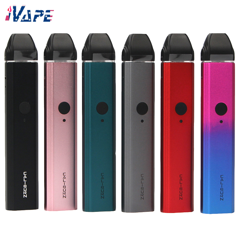 

Authentic UWELL CALIBURN Portable POD System Starter Kit 11W Built-in 520mah with 2ml Pod Cartridge Draw-activated & Button Vaping Kit, Remark for mixed colors