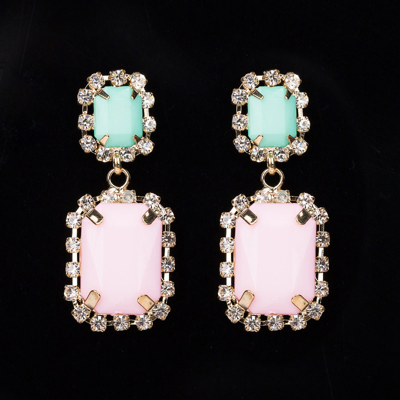 

Popular Earring Personality Crystal Earrings Ear Nail Eardrop Defence Allergy