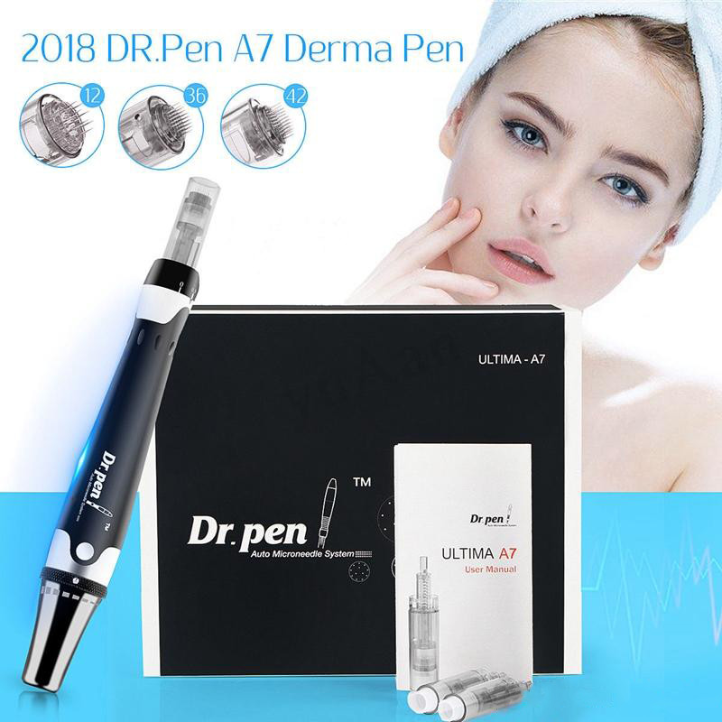 

Wired Dr. Pen Derma Pen Ultima A7 Auto Microneedle System Anti-aging Microneedling Mesotherapy roller Electric Derma Dr.Pen Stamp A7.