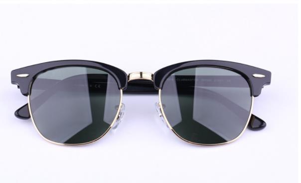 

Wholesale-AOOKO Designer Pop Club Fashion Sunglasses Men Sun Glasses Women Retro Green G15 gray brown Black Mercury lens New Hinge 49mm 51mm