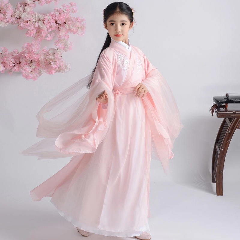 

Chinese Costume Girl Hanfu Children Costume Fairy Chinese Style Super Fairy Princess Dress Elegant Antique