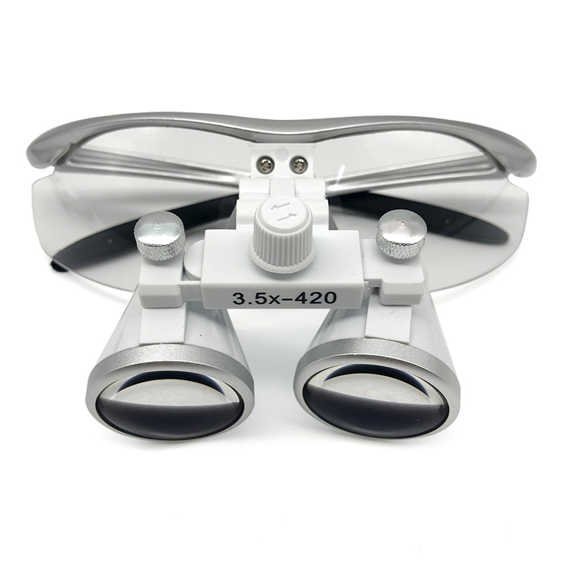 2021 Dental Loupes 3.5X 420 Mm Surgical Magnifying Glasses Dental