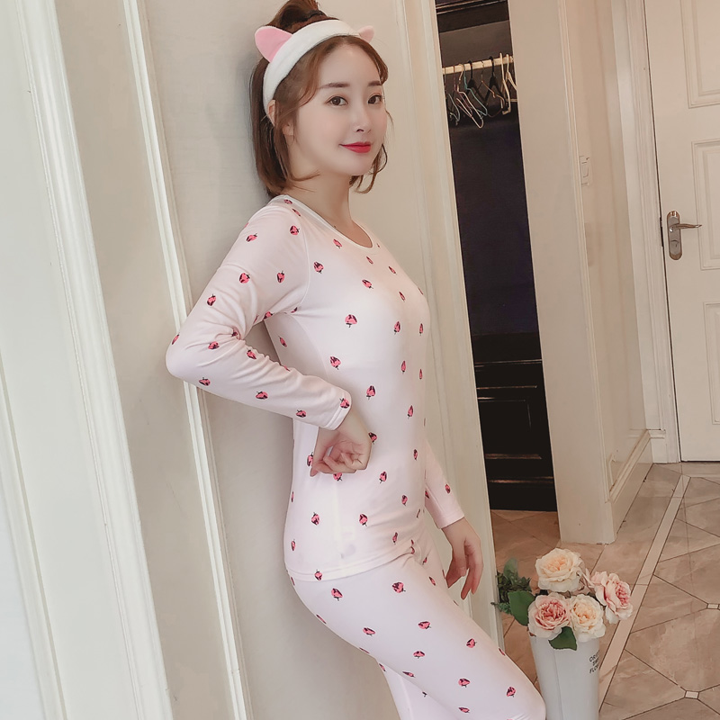 

Winter Womens Pajamas Sets Long Sleeve Suit Cartoon Girls Sleepwear Women's Pijamas Suit Sexy Home Clothes Pyjama Femme 5002#